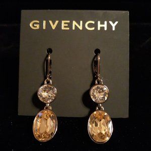 Givenchy Chocolate Crystal Earrings